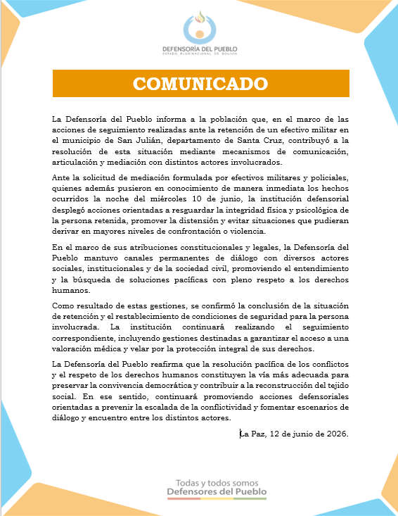 COMUNICADO 12-06-2026