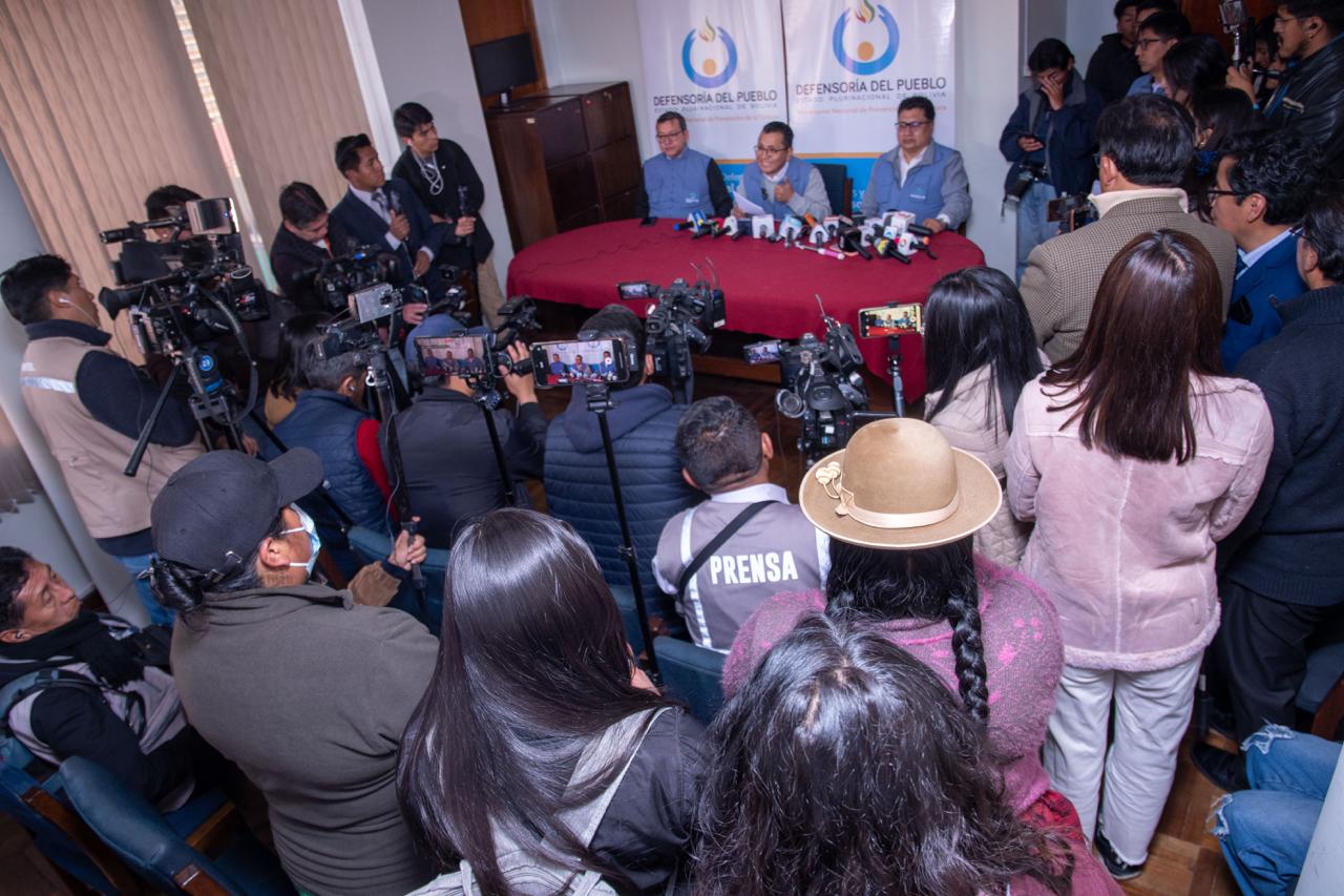 DEFENSOR DEL PUEBLO INFORMA SOBRE MONITOREO DE DD.HH. DURANTE EL ESTADO DE EXCEPCIÓN Y ANUNCIA UNA AGENDA POST-CONFLICTIVIDAD