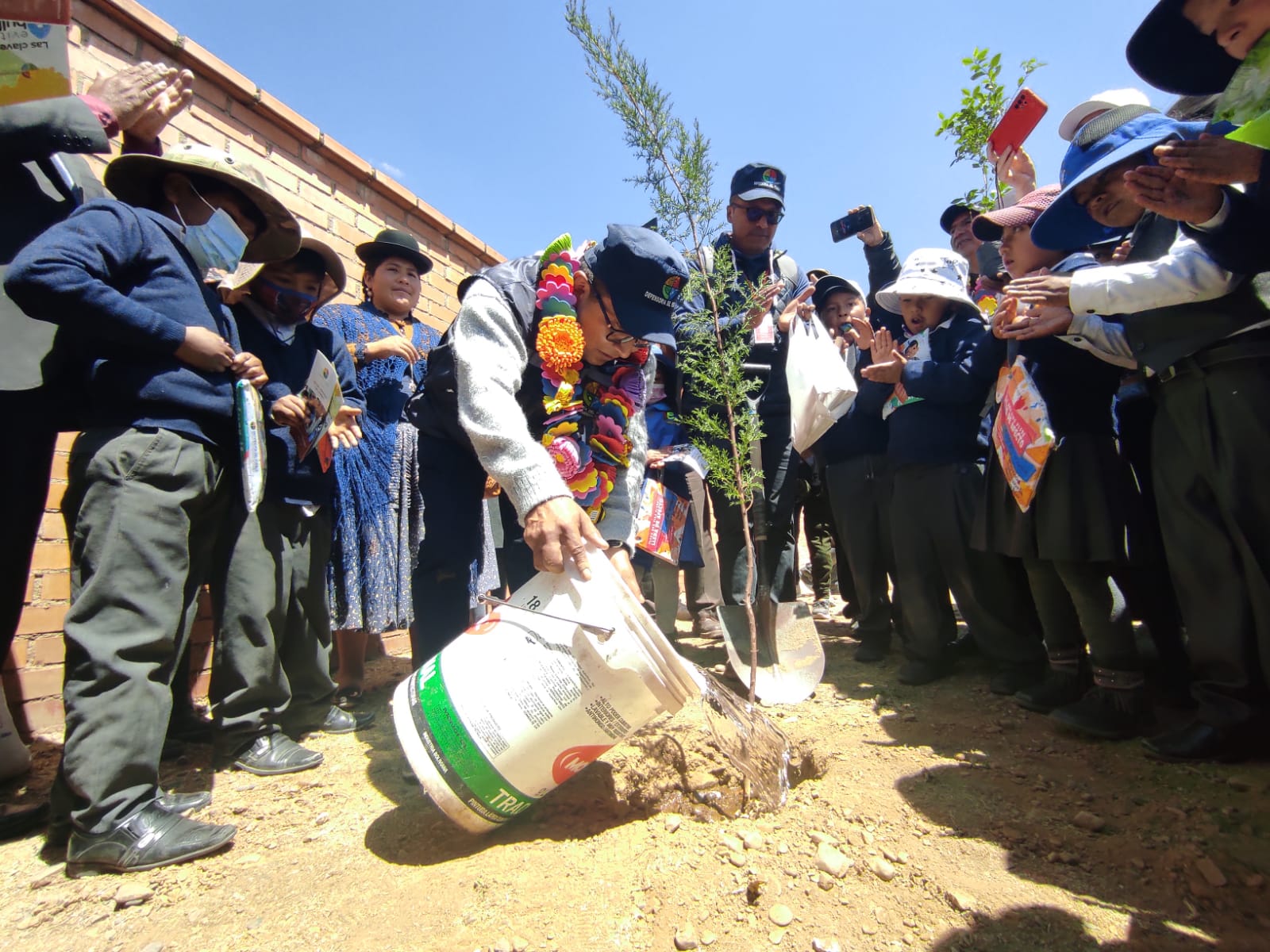 Defensor del Pueblo convoca a la población a retribuir a la Madre Tierra plantando árboles