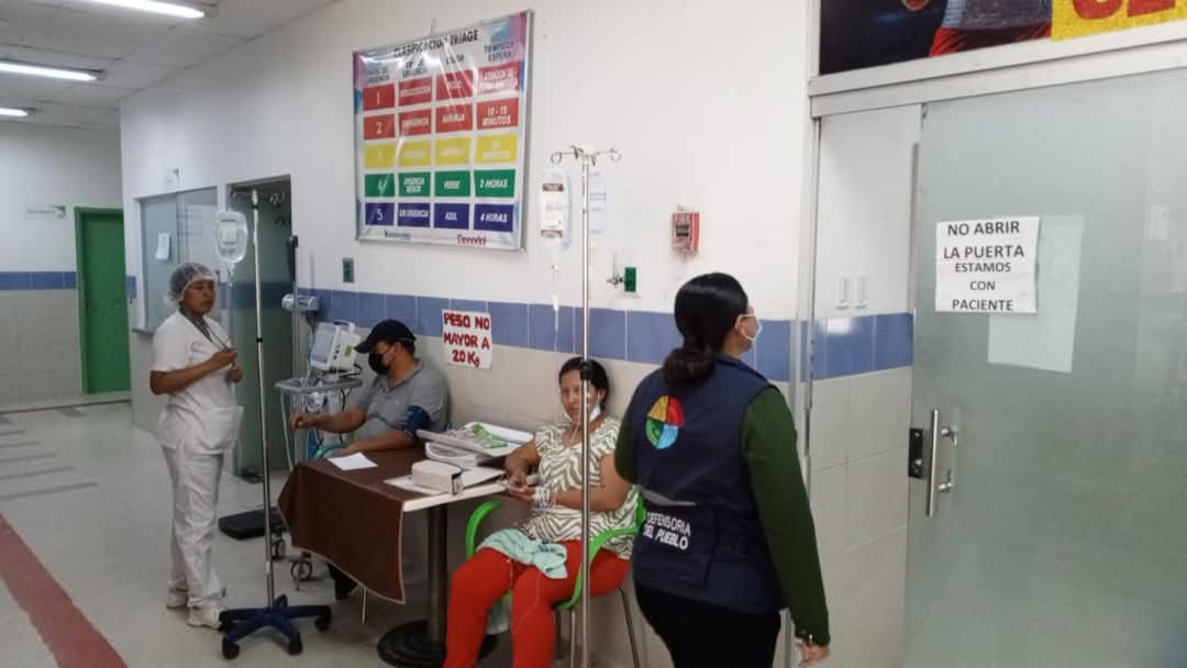 SANTA CRUZ: DEFENSORÍA DEL PUEBLO VERIFICA CENTROS DE SALUD Y COMPROMISOS DE PAGO DE SALARIOS ANTE ANUNCIO DE UN PARO INDEFINIDO