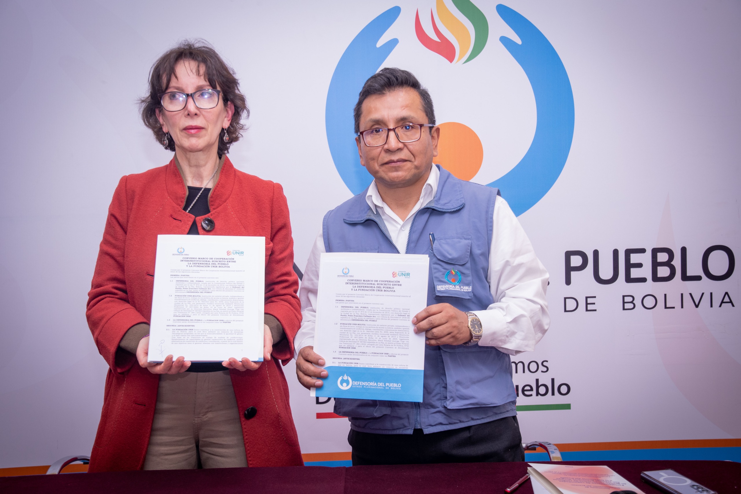 Defensoría del Pueblo y Fundación UNIR impulsan acciones concretas para prevenir conflictos y fortalecer la cultura de paz en Bolivia (2026–2027)