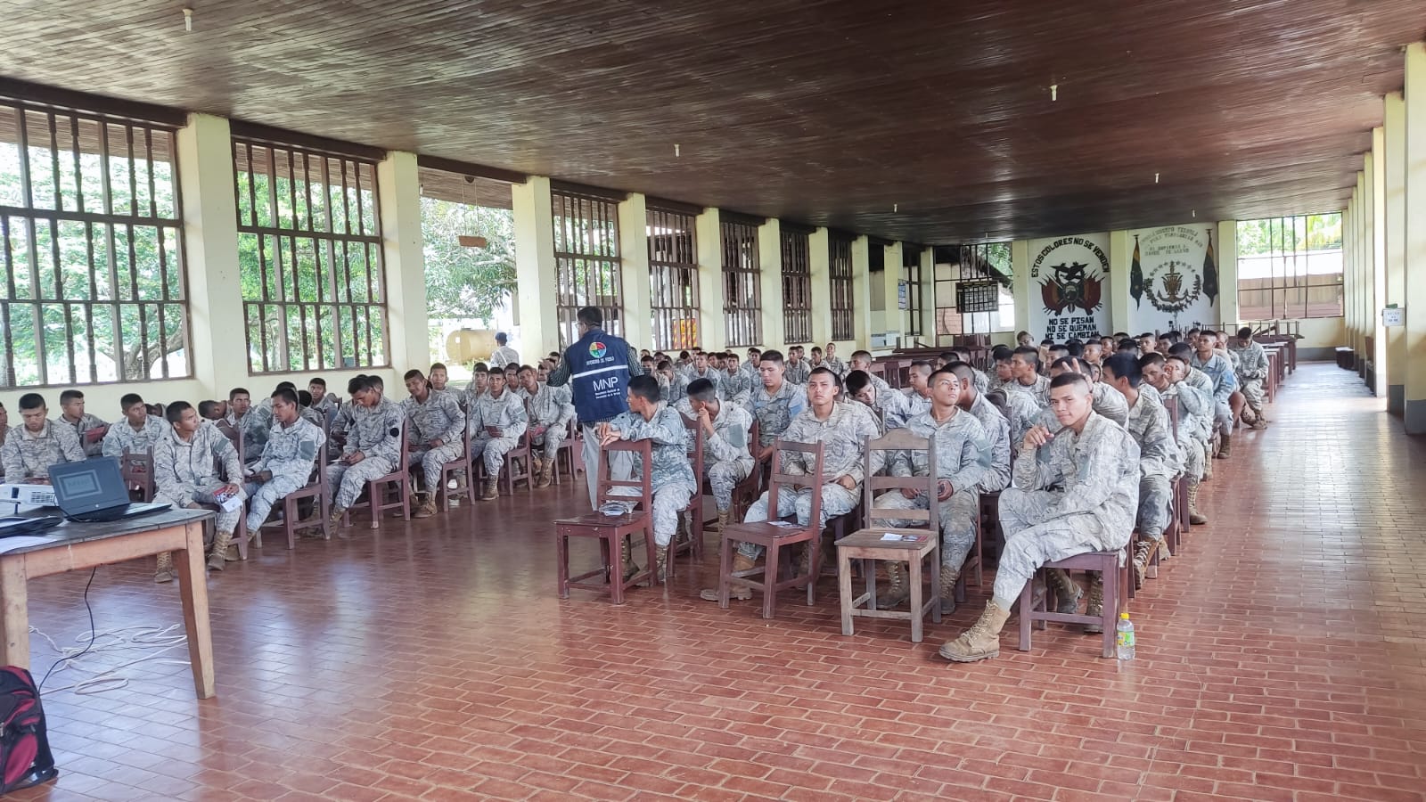 DEFENSORÍA DEL PUEBLO CAPACITÓ SOBRE DERECHOS HUMANOS Y PREVENCIÓN DE LA TORTURA A CONSCRIPTOS DE LA UNIDAD MILITAR BIM. I “BAGUE” BATALLÓN DE INFANTERÍA DE MARINA DE RIBERALTA