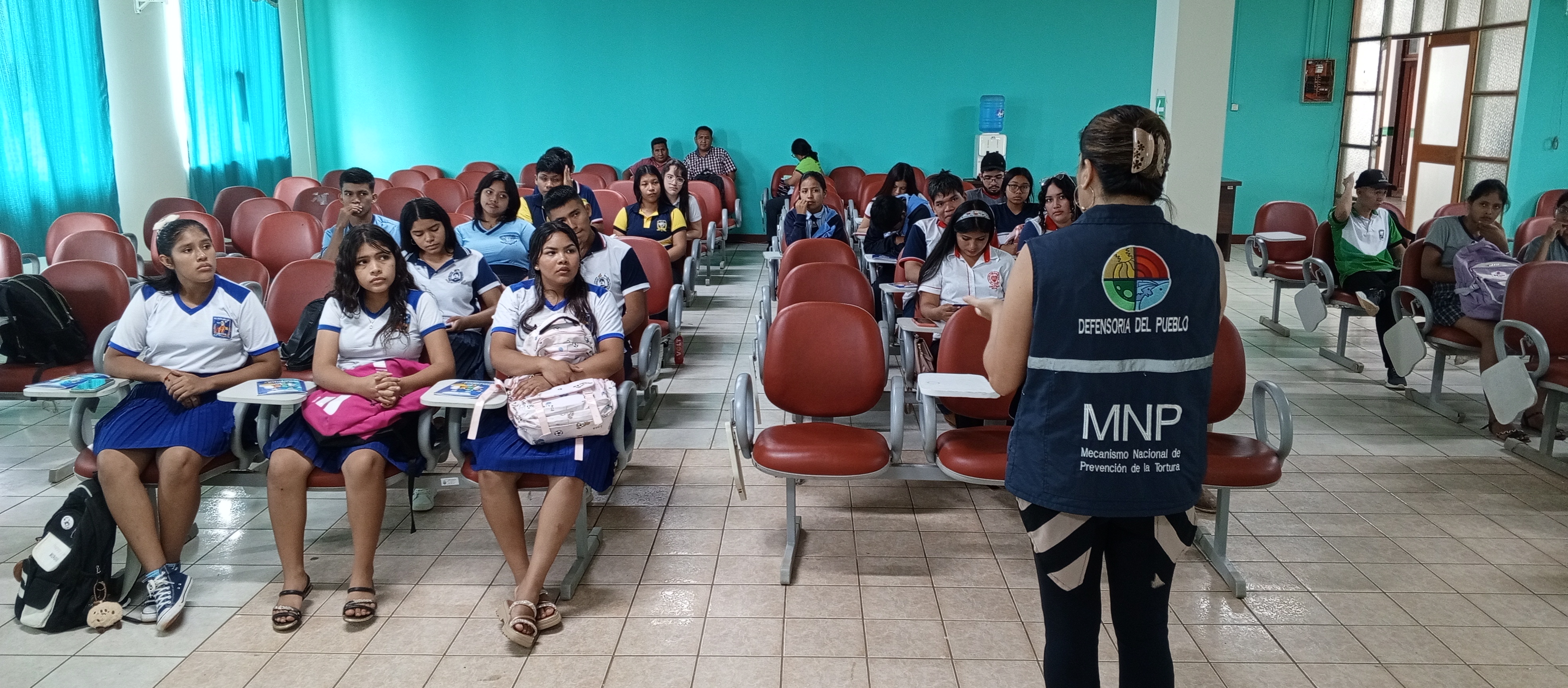 DEFENSORÍA DEL PUEBLO FORTALECE EL ROL DE DEFENSORAS Y DEFENSORES ESTUDIANTILES DE DIVERSAS UNIDADES EDUCATIVAS DEL DISTRITO COBIJA