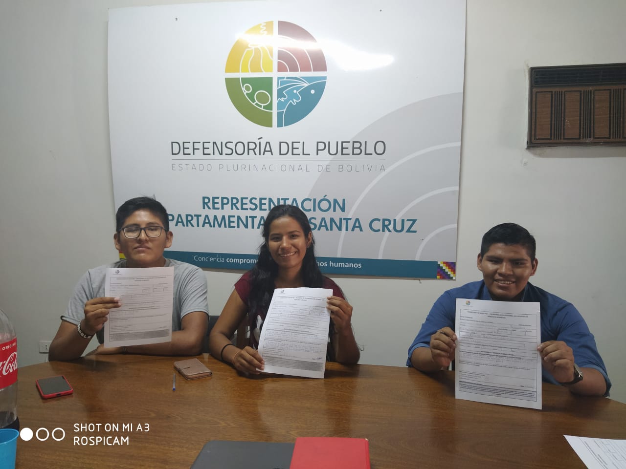 SANTA CRUZ 11/03/2020 | SE DESARROLLAN INSCRIPCIONES DE PARTICIPANTES PARA EL PROGRAMA DE DEFENSORAS Y DEFENSORES VOLUNTARIOS