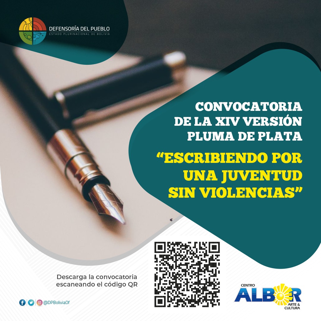 Albor y la Defensoría del Pueblo lanzan XIV versión del concurso de poesía con enfoque de derechos humanos