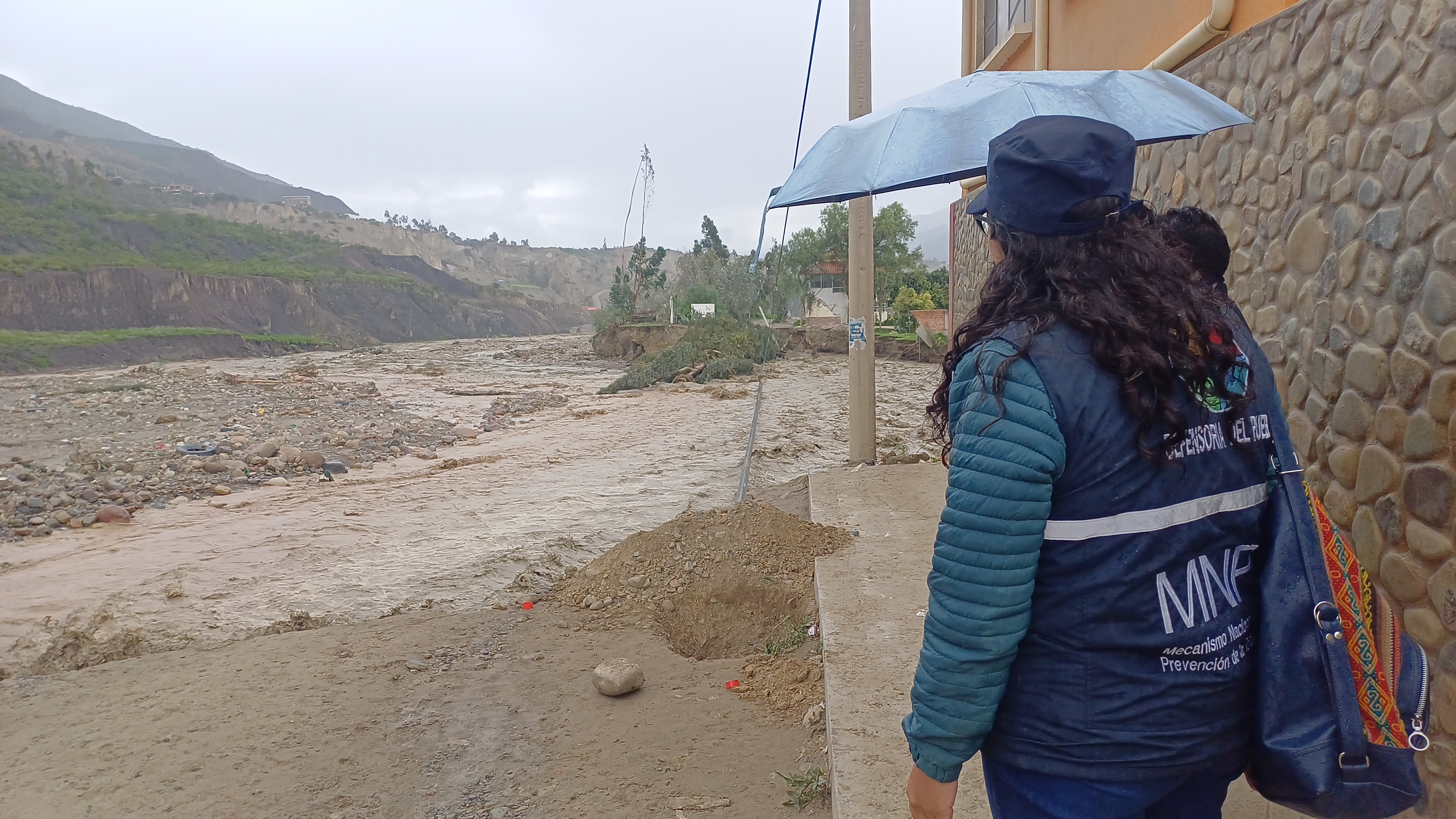 La Paz: Tras la inspección en la zona de Lipari, Defensoría del Pueblo realizará acciones para la restitución de derechos de las personas afectadas