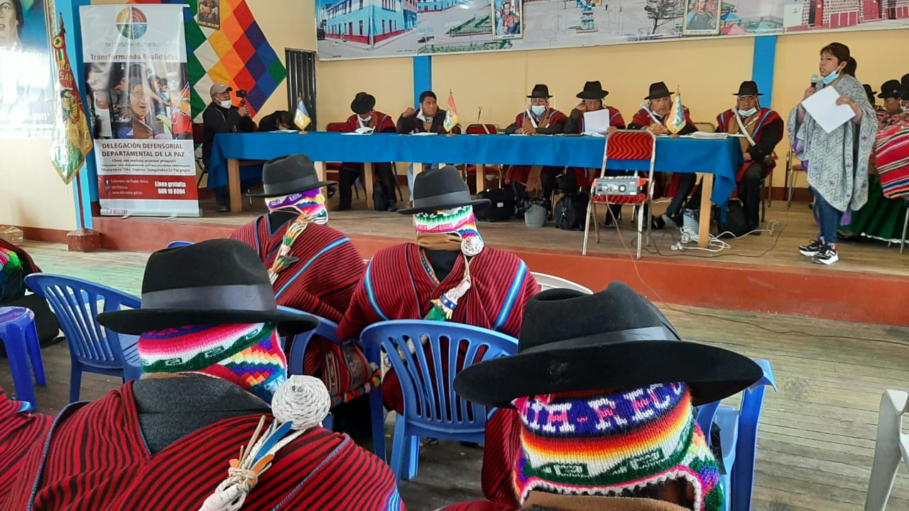 Defensoría del Pueblo recoge peticiones de autoridades originarias de Desaguadero para viabilizar su atención