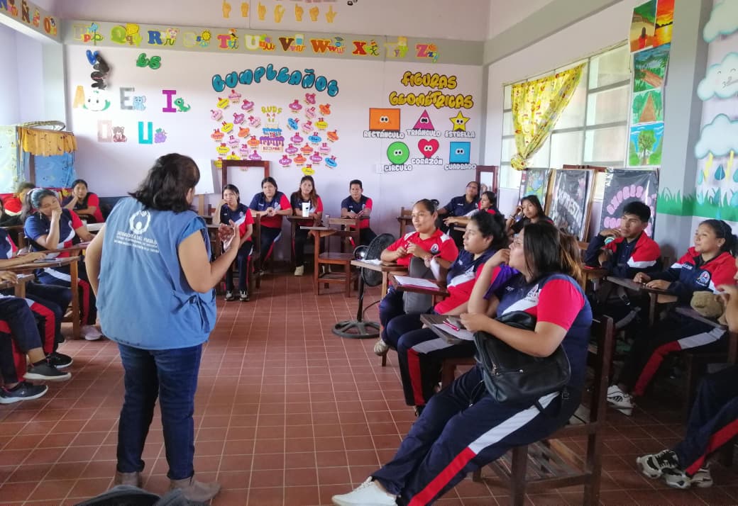 DEFENSORIA DEL PUEBLO REALIZA TALLER DE SENSIBILIZACIÓN SOBRE DERECHOS HUMANOS, EN LA REGIÓN DEL TRÓPICO DE COCHABAMBA