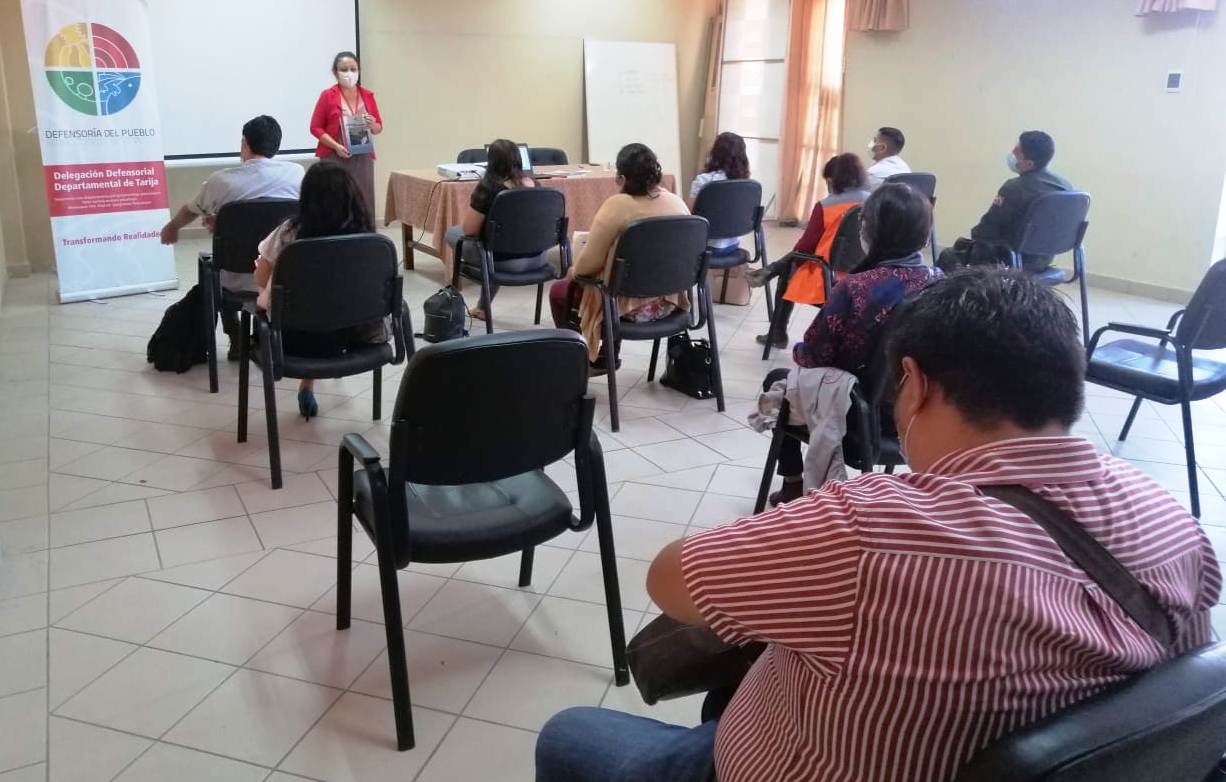 PRESENTACIÓN DE INFORME DEFENSORIAL DEMANDA ACCIONES COORDINADAS PARA MEJORAR LA SITUACIÓN DE LOS CENTROS DE REINTEGRACIÓN SOCIAL EN TARIJA EN EL CONTEXTO DE LA EMERGENCIA SANITARIA POR LA PANDEMIA DE LA COVID-19