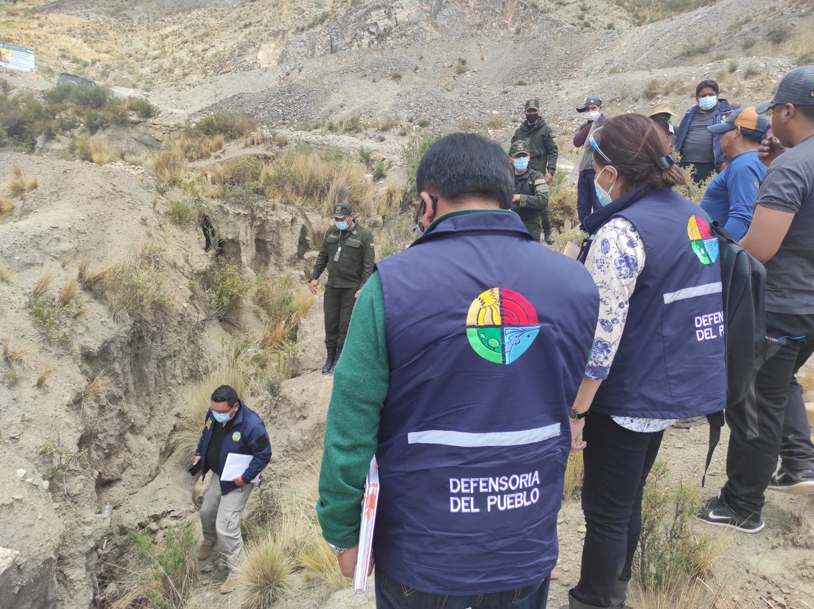 DEFENSORIA DEL PUEBLO EN ORURO REALIZA SEGUIMIENTO AL CASO DEL JOVEN DESAPARECIDO EN HUANUNI