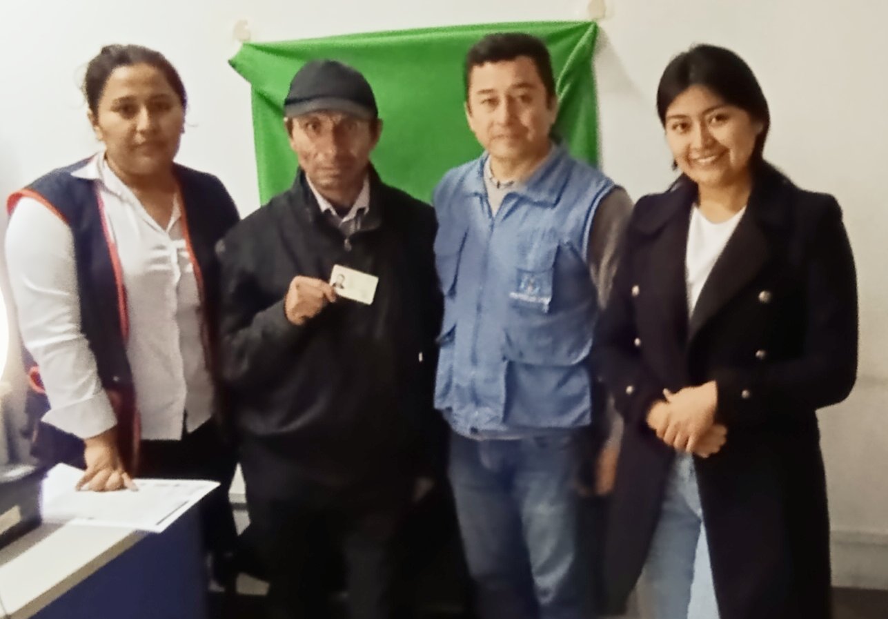 Defensoría del Pueblo precautela el derecho a la identidad de un adulto mayor con discapacidad en Yacuiba