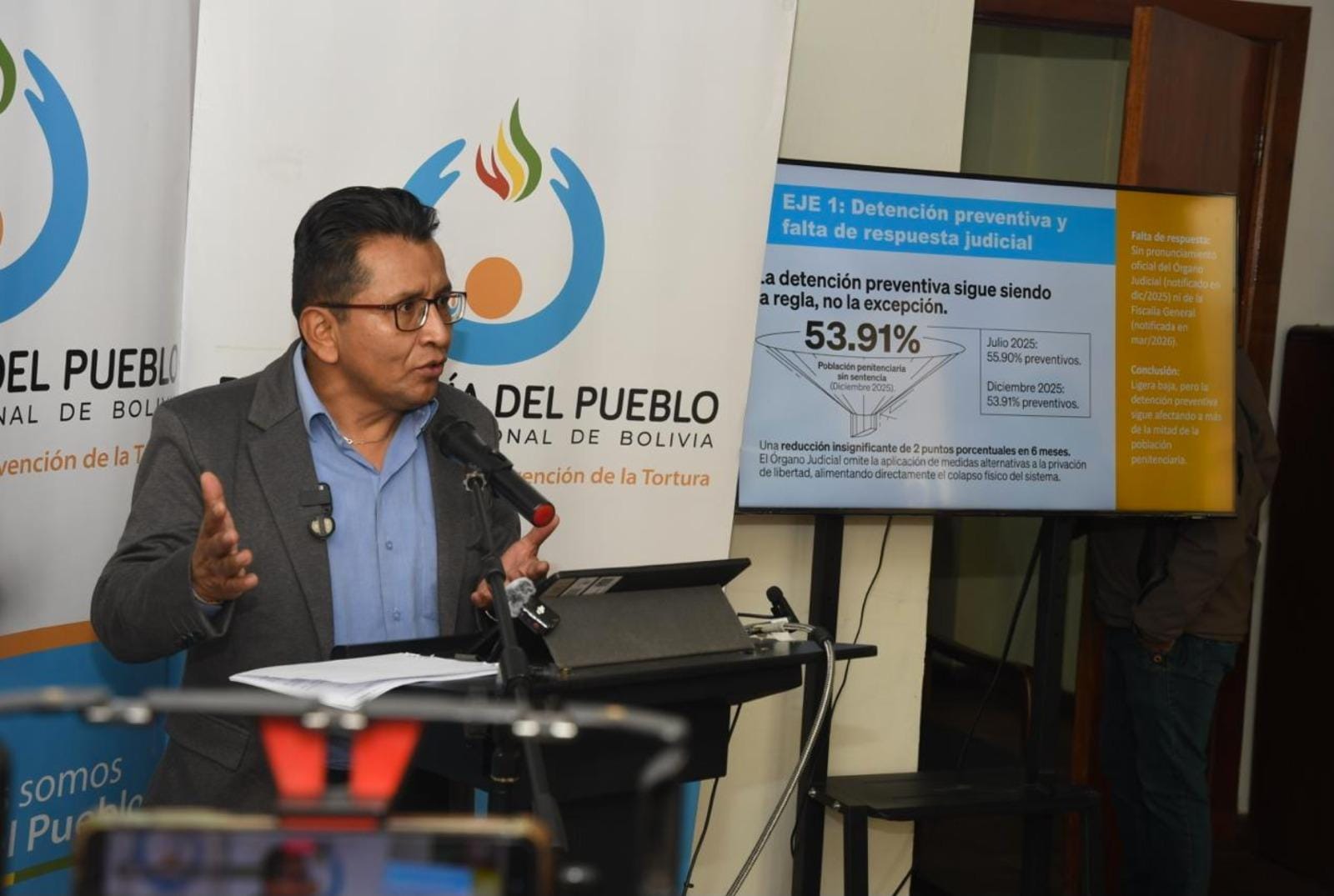 DEFENSOR DEL PUEBLO INSTA AL ÓRGANO JUDICIAL, RÉGIMEN PENITENCIARIO Y FISCALÍA A ATENDER LA CRISIS ESTRUCTURAL DEL SISTEMA PENITENCIARIO