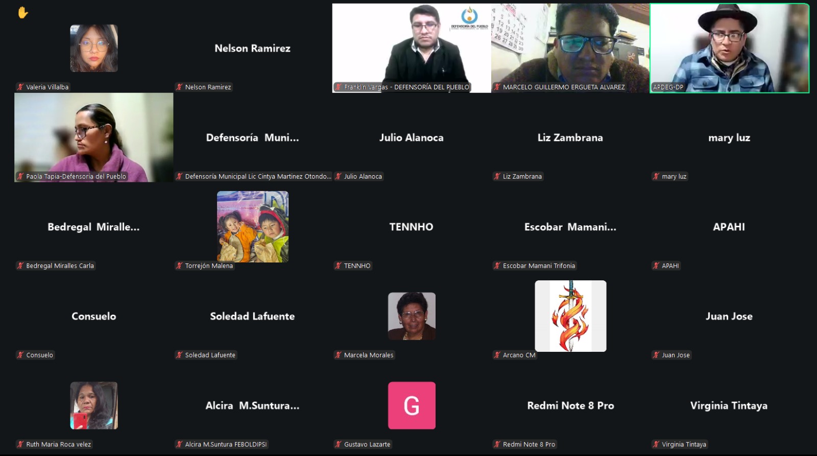 Defensoría del Pueblo impulsa creación de comisión interinstitucional para resguardar derechos de personas con discapacidad en contexto de conflictividad