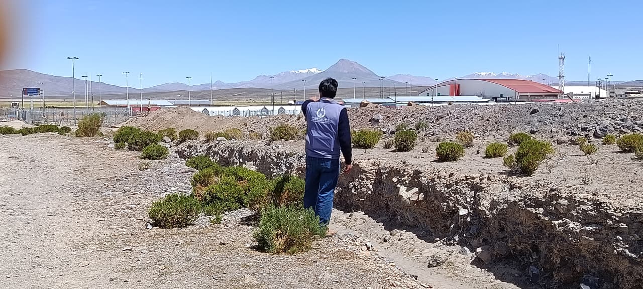DEFENSORÍA DEL PUEBLO VERIFICA AMPLIACIÓN DE ZANJA EN LA FRONTERA CON CHILE Y ADVIERTE POSIBLE VULNERACIÓN DE DERECHOS