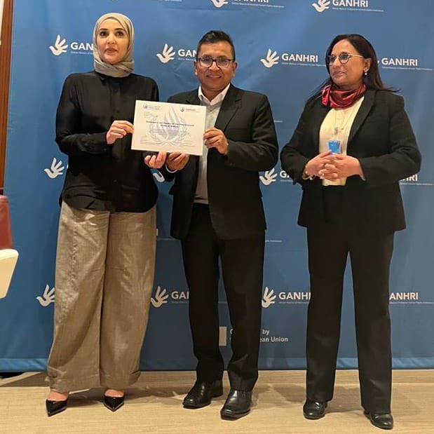 GANHRI ENTREGA CERTIFICACIÓN "CLASE A" A LA DEFENSORIA DEL PUEBLO DE BOLIVIA