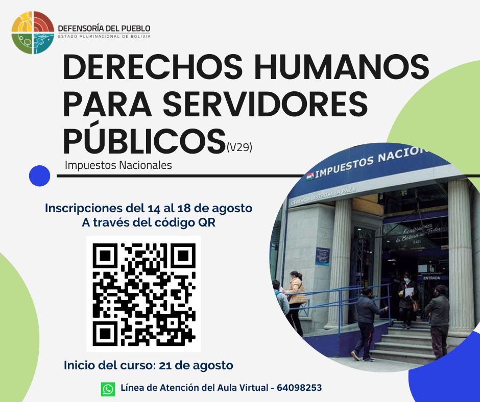 DERECHOS HUMANOS PARA SERVIDORES PÚBLICOS (V29) - Impuestos Nacionales
