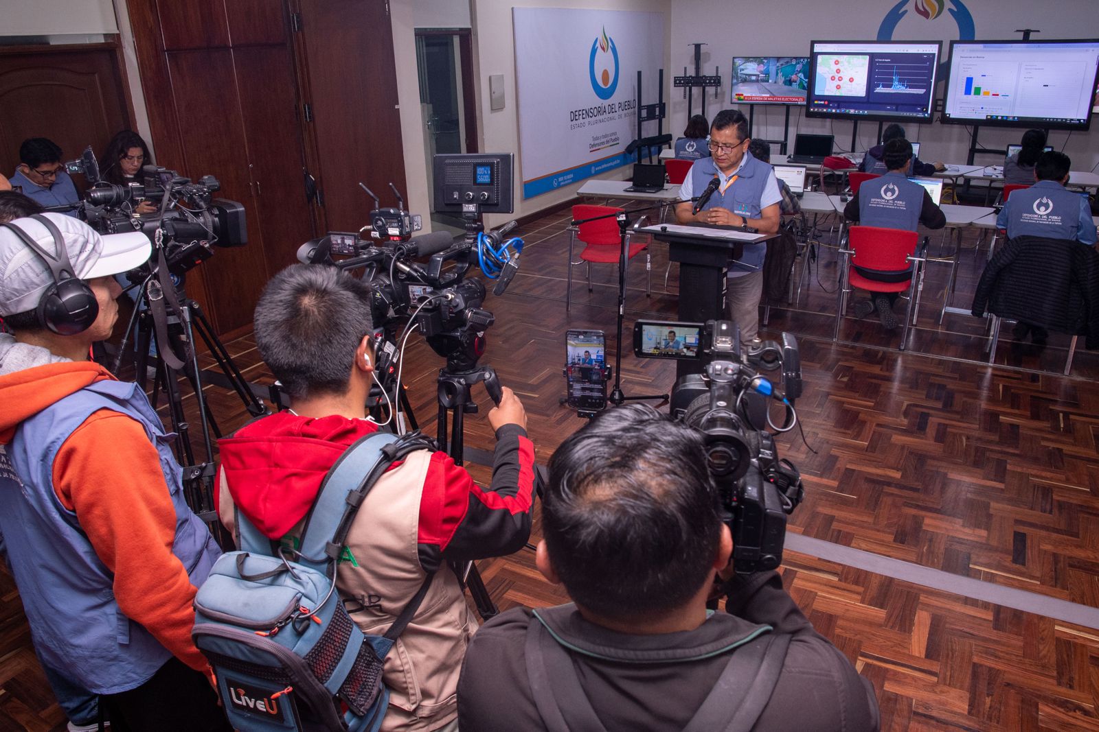 DEFENSOR DEL PUEBLO REPORTA NORMALIDAD EN LA JORNADA ELECTORAL EN CINCO DEPARTAMENTOS TRAS CONCLUIR EL MONITOREO DE DERECHOS HUMANOS