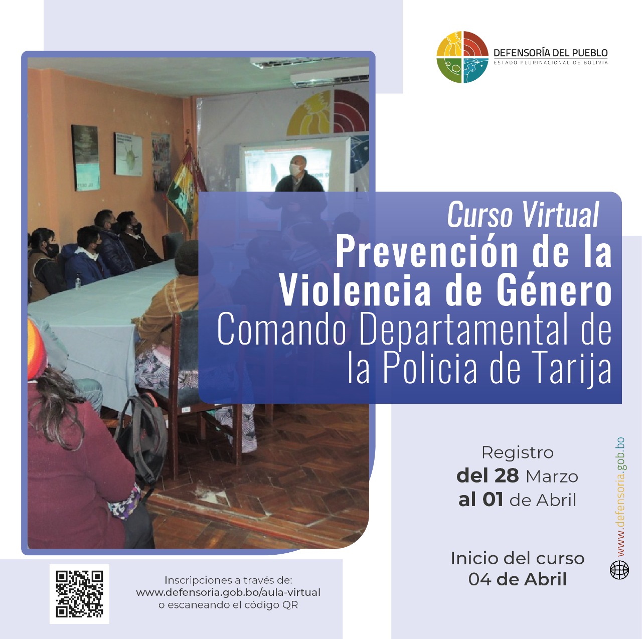 PREVENCIÓN DE LA VIOLENCIA DE GÉNERO (V10) - COMANDO DEPARTAMENTAL DE LA POLICÍA TARIJA