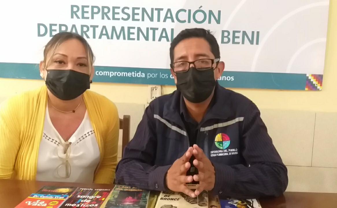 DEFENSORÍA DEL PUEBLO HIZO EL LANZAMIENTO DEL PROGRAMA “LIBROS POR SUEÑOS” EN TRINIDAD