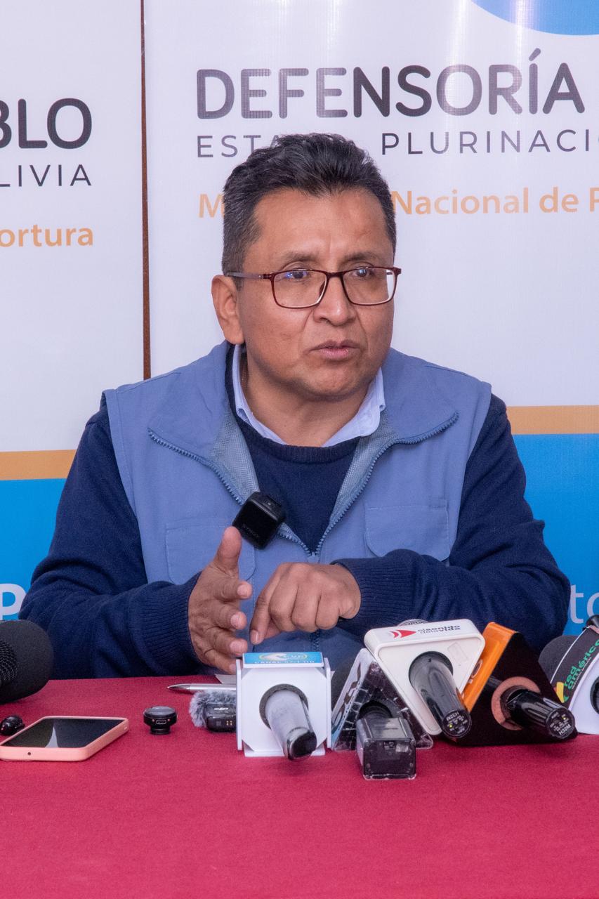 DEFENSOR DEL PUEBLO: BOLIVIA NECESITA CONSTRUIR ACUERDOS PARA EVITAR UNA MAYOR ESCALADA DE VIOLENCIA