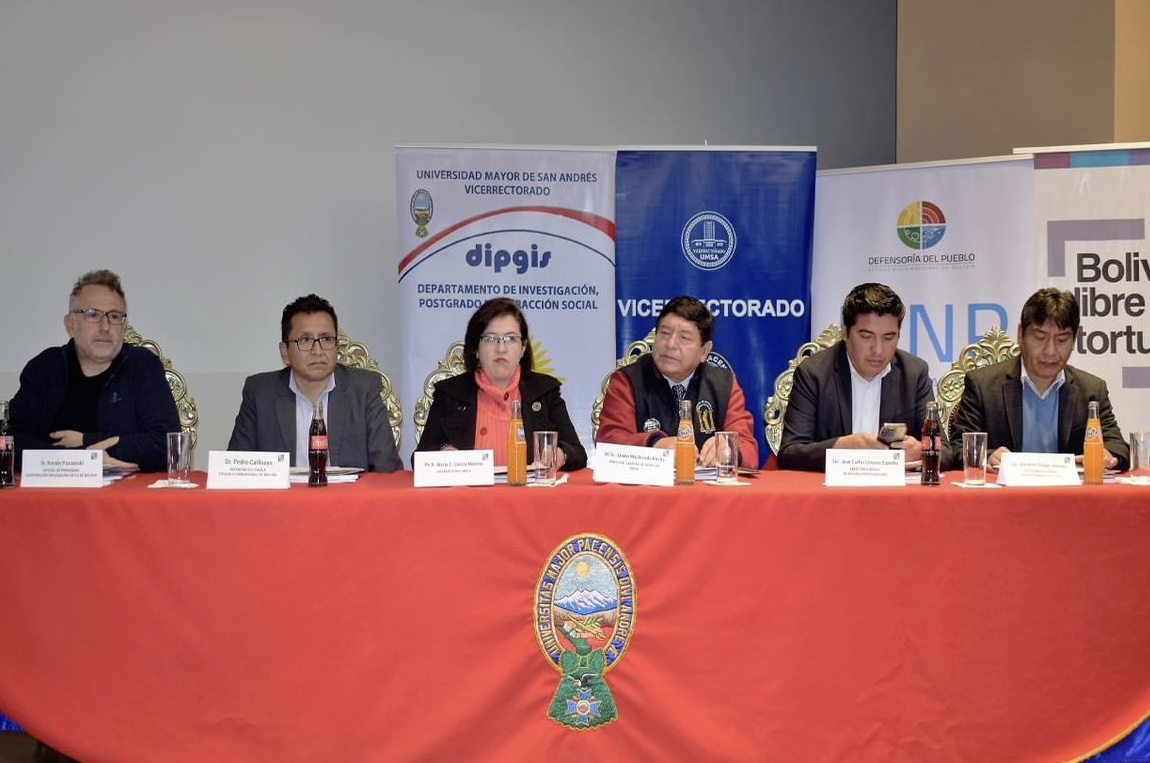 Campaña ‘Bolivia Libre de Tortura’ suma respaldo interinstitucional junto al Defensor del Pueblo