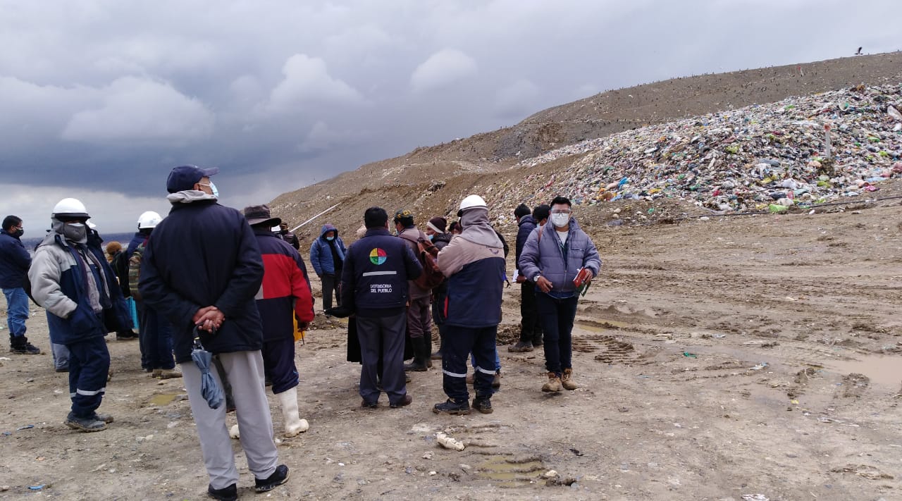 Defensoría del Pueblo participa en inspección interinstitucional del Relleno Sanitario de Villa Ingenio