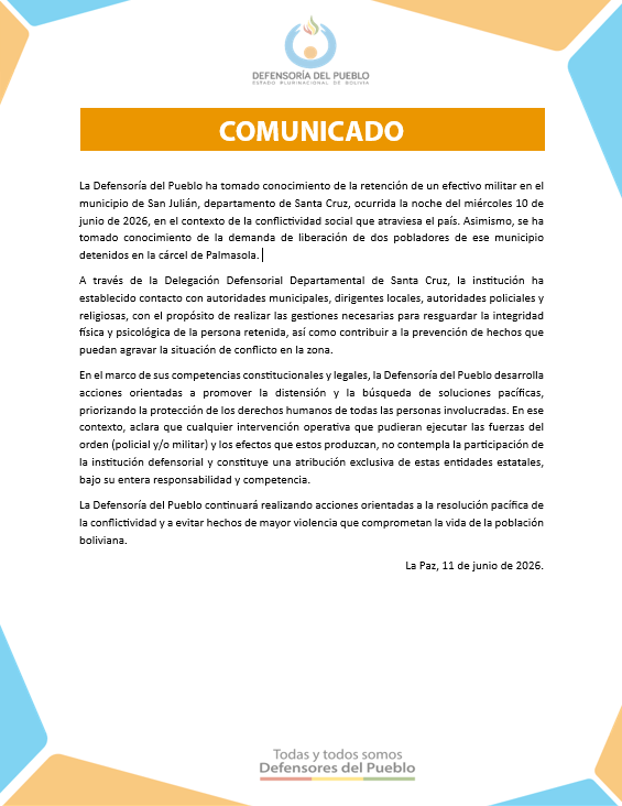 COMUNICADO 11-06-2026