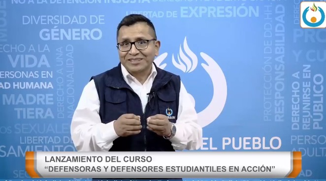 DEFENSORÍA DEL PUEBLO LANZA CURSO VIRTUAL “DEFENSORAS Y DEFENSORES ESTUDIANTILES EN ACCIÓN”