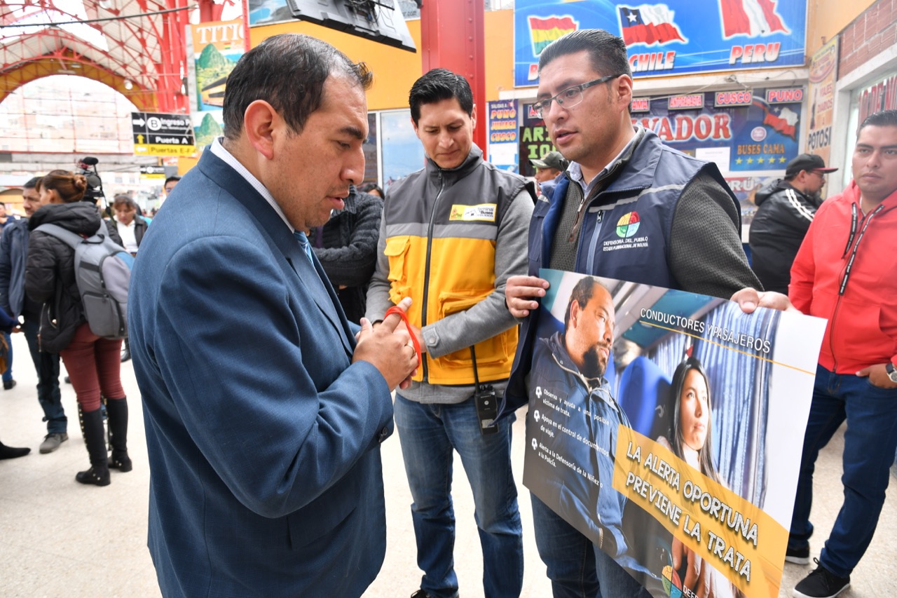 DEFENSORÍA DEL PUEBLO DESTACA PLAN DE PREVENCIÓN DE LA TRATA DEL VICEMNISTERIO DE SEGURIDAD CIUDADANA