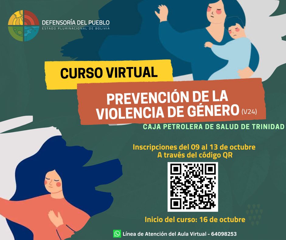 PREVENCIÓN DE LA VIOLENCIA DE GÉNERO (V24) - Caja Petrolera de Salud de Trinidad