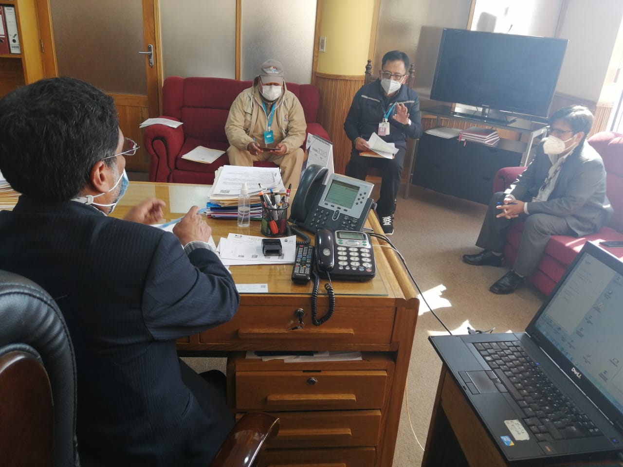 DEFENSORÍA DEL PUEBLO Y TRIBUNAL ELECTORAL DEPARTAMENTAL DE ORURO COORDINAN ACCIONES PREVENTIVAS ANTE POSIBLES CONFLICTOS ELECTORALES