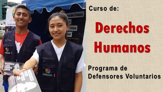 Formación como Defensor Voluntario de los Derechos Humanos v.1